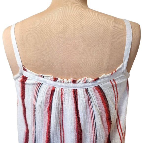 MADEWELL Ruffle Hem Striped Sundress -  Size XS - Picture 10 of 15